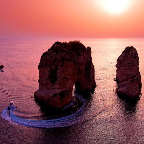 Un couché du soleil aux grottes de pigeons.....inoubliable