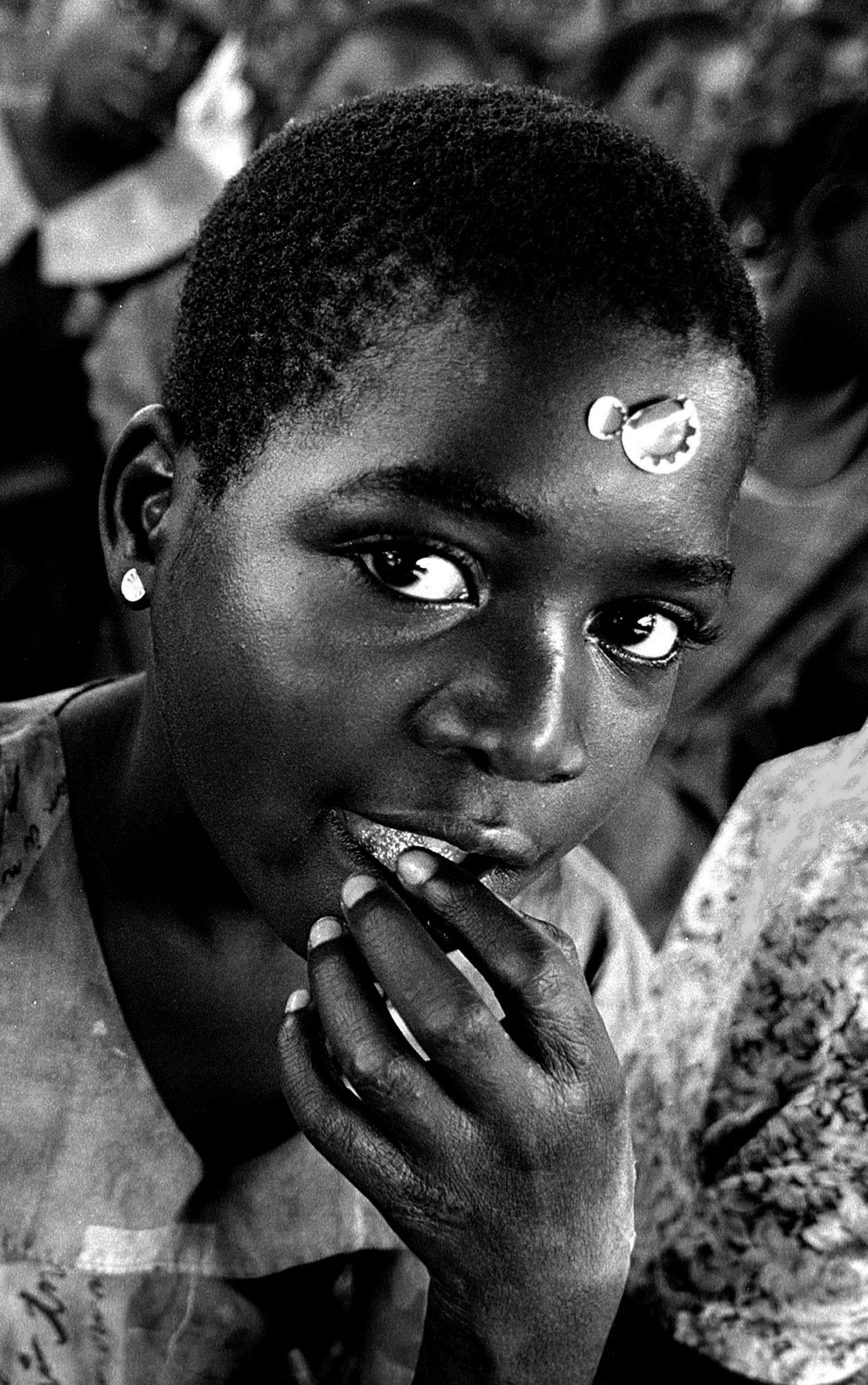 HIV/AIDS orphans, Malawi, 2002.