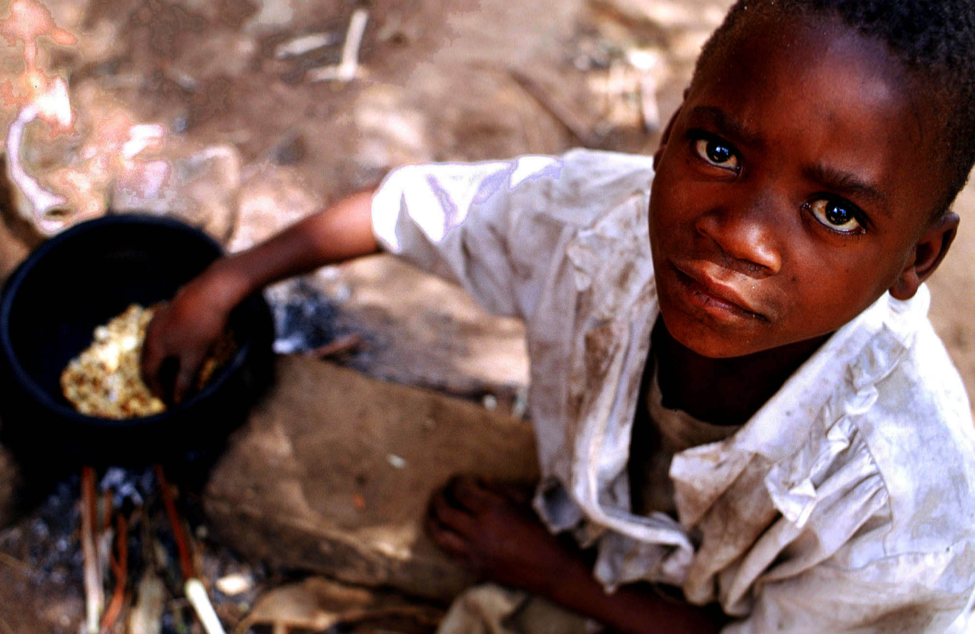 Famine, Malawi, 2002.
