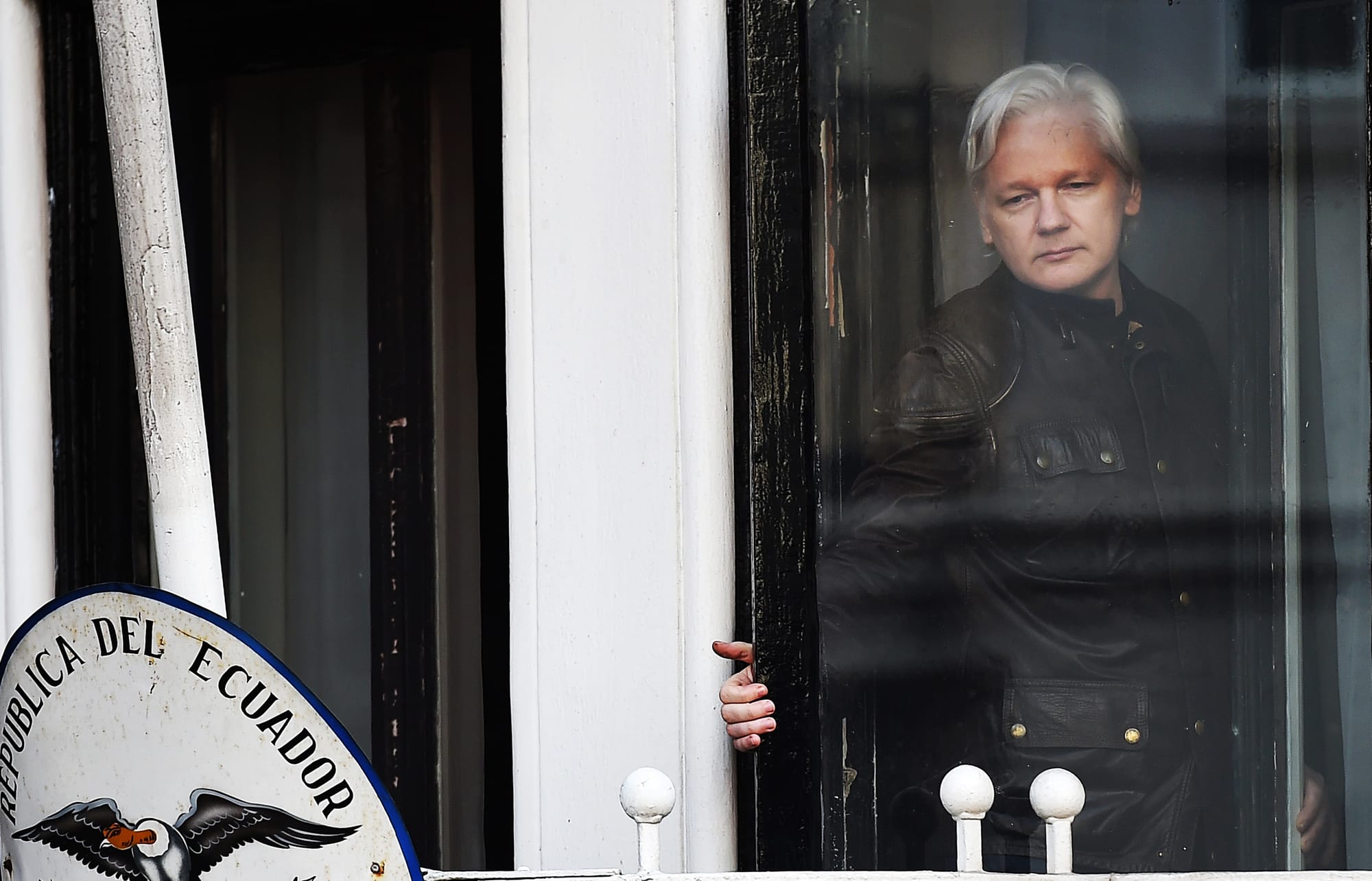 Julian Assange, Ecuadorian Embassy, London, 2016.