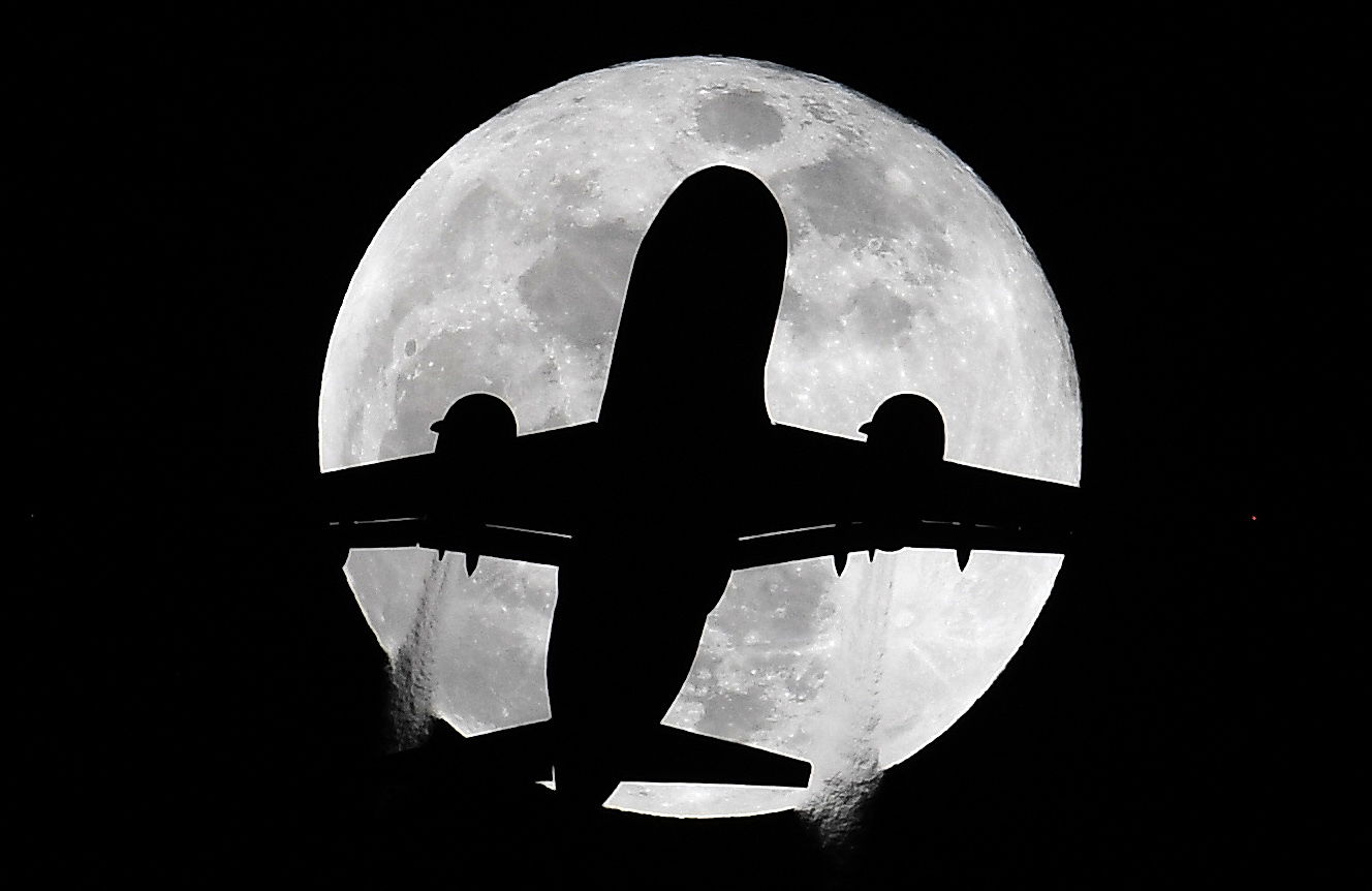 A Supermoon, London, 2018.