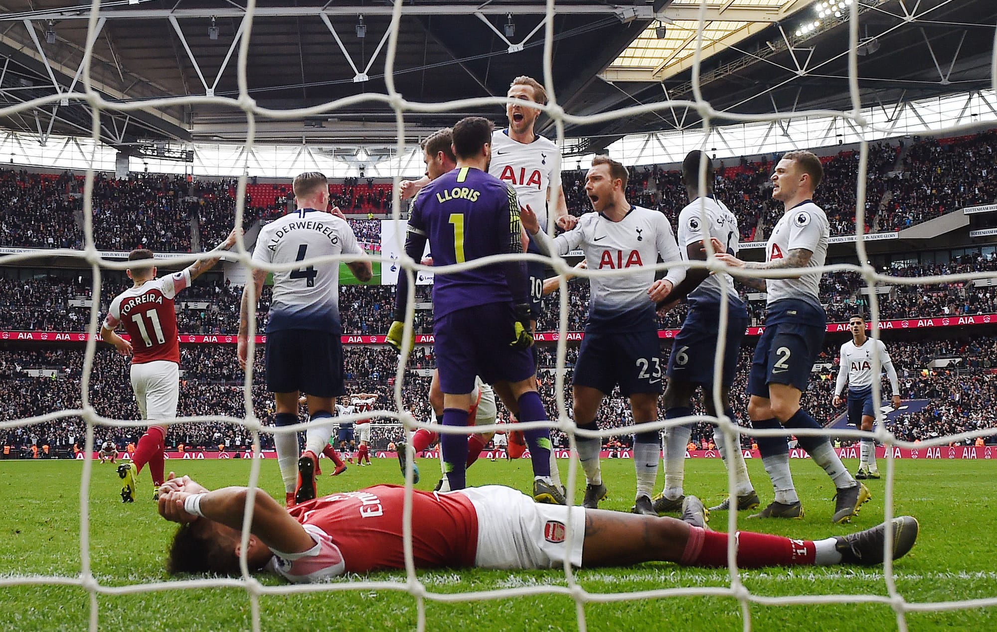 Premier League soccer, London, 2019.