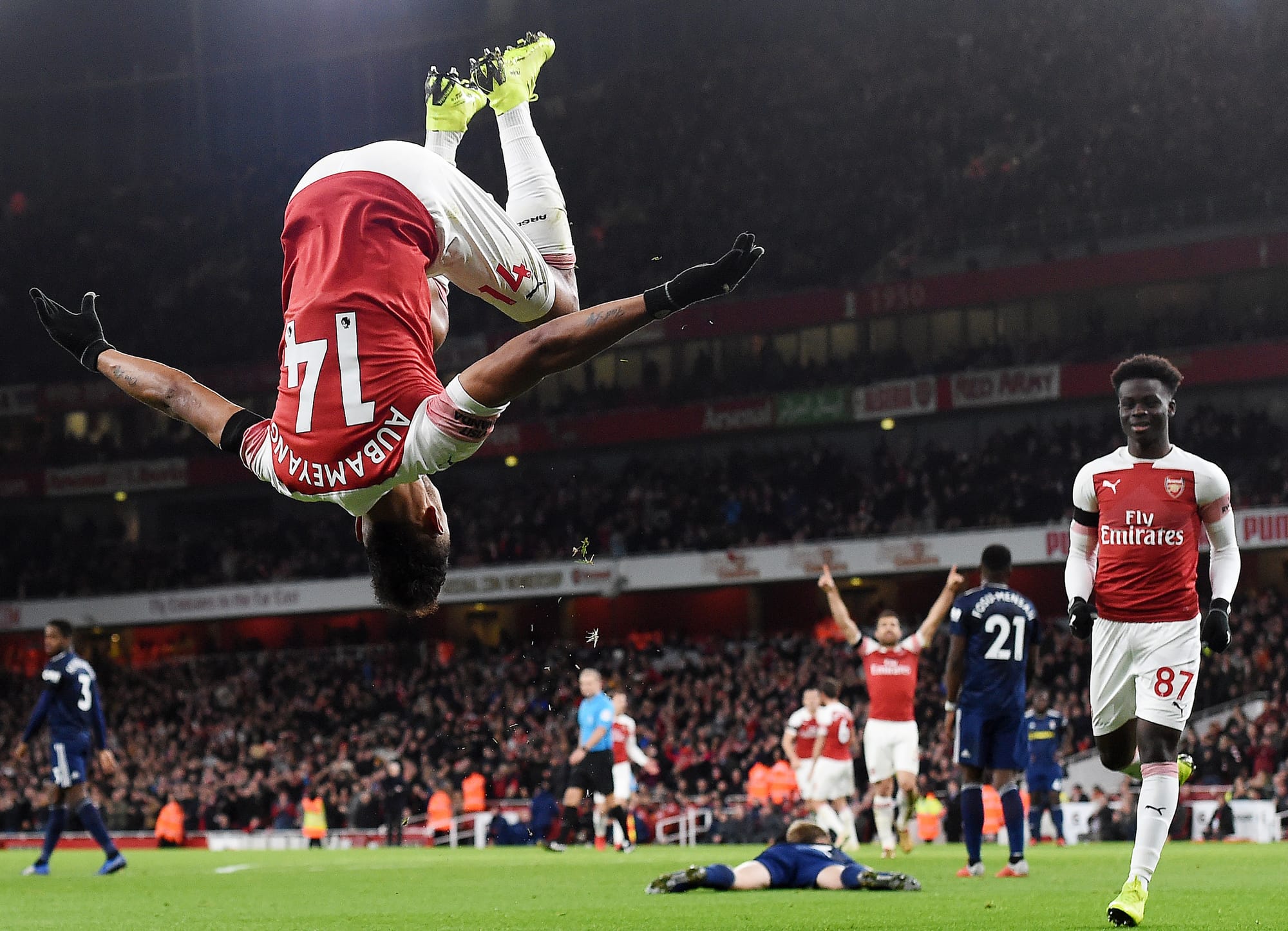 Premier League soccer, London, 2018.