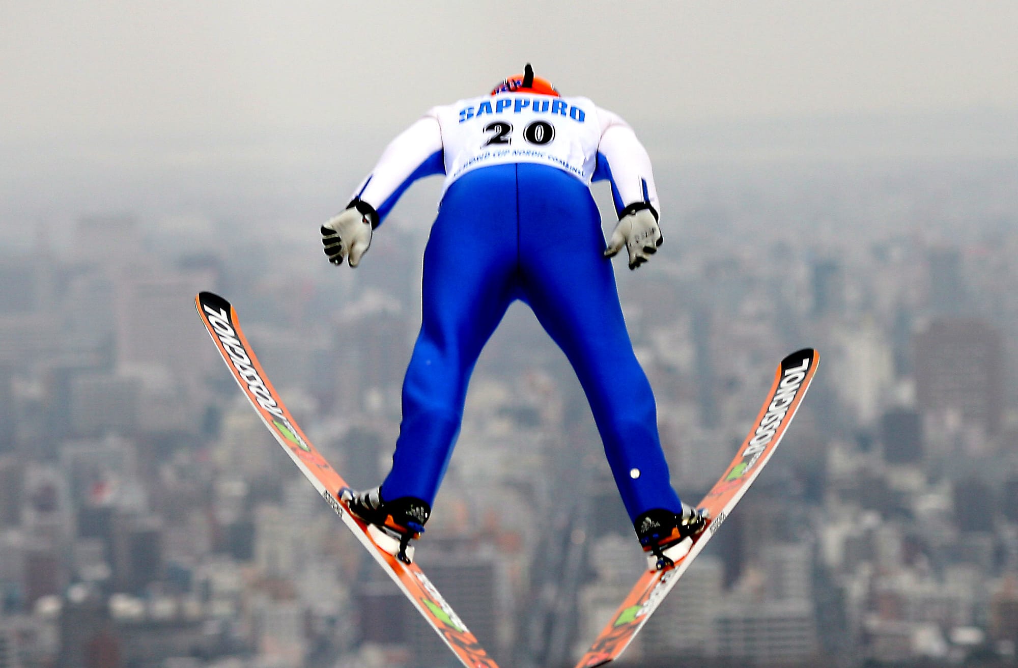 World Cup ski-jumping, Sapporo, Japan, 2006.