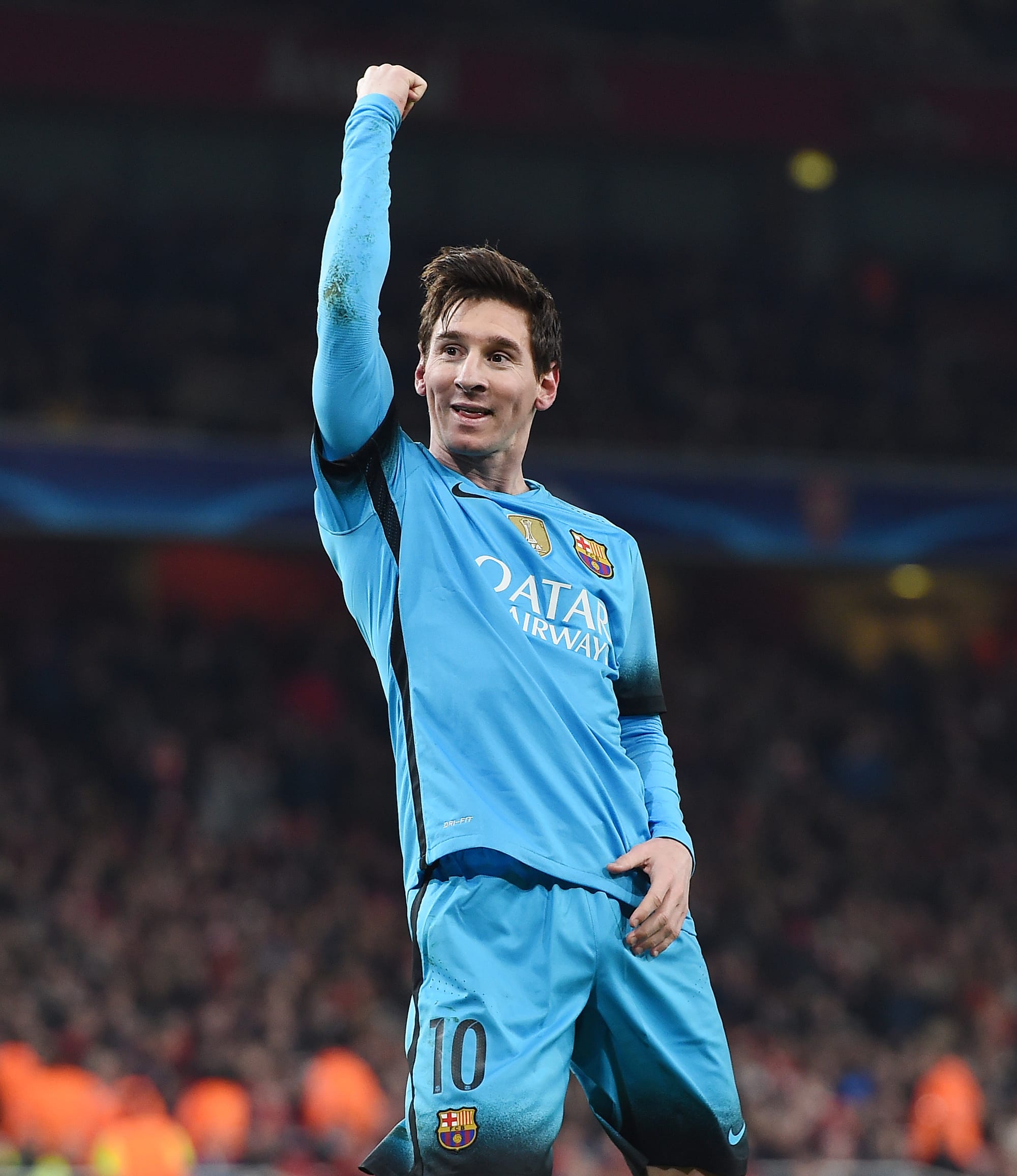 Lionel Messi, Champions League soccer, London 2017.