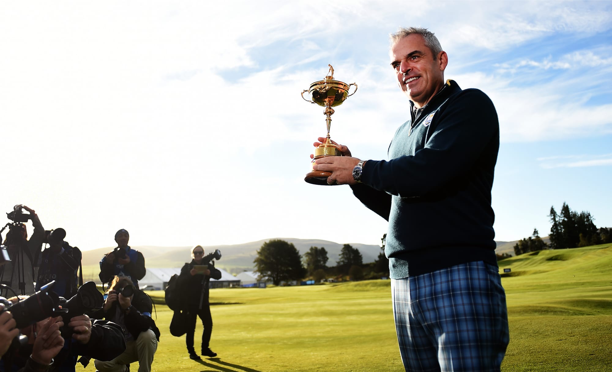 EU win Ryder Cup, Scotland, 2014.