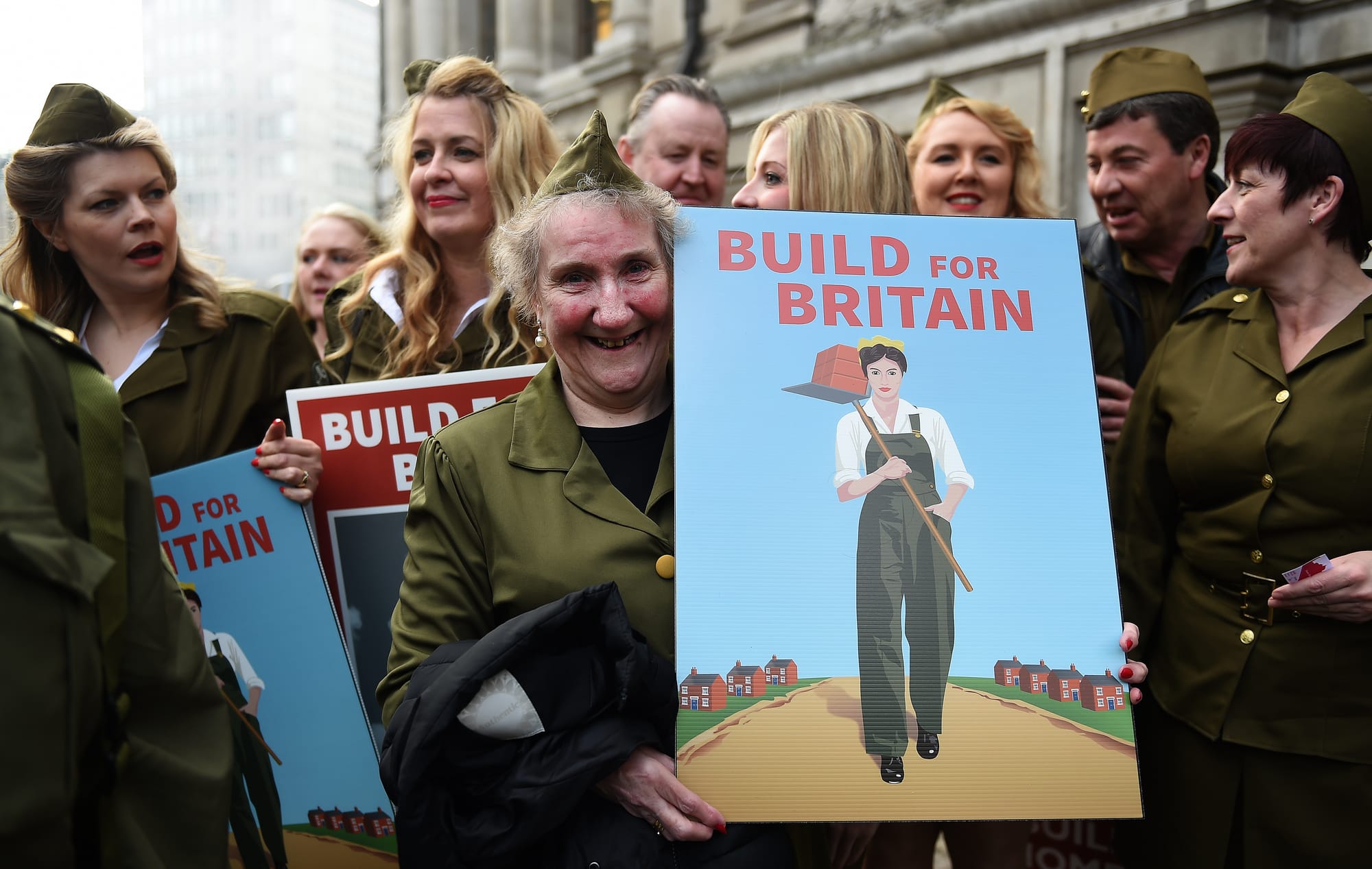 Housing protest, London, 2015.
