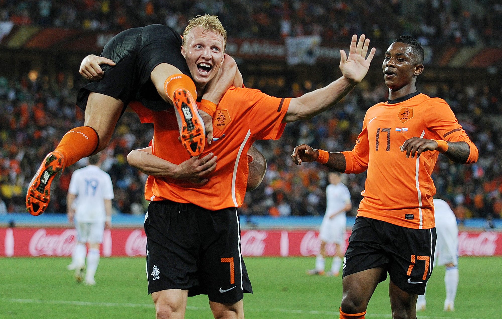 Dirty Kyut celebrates, 2010 World Cup.