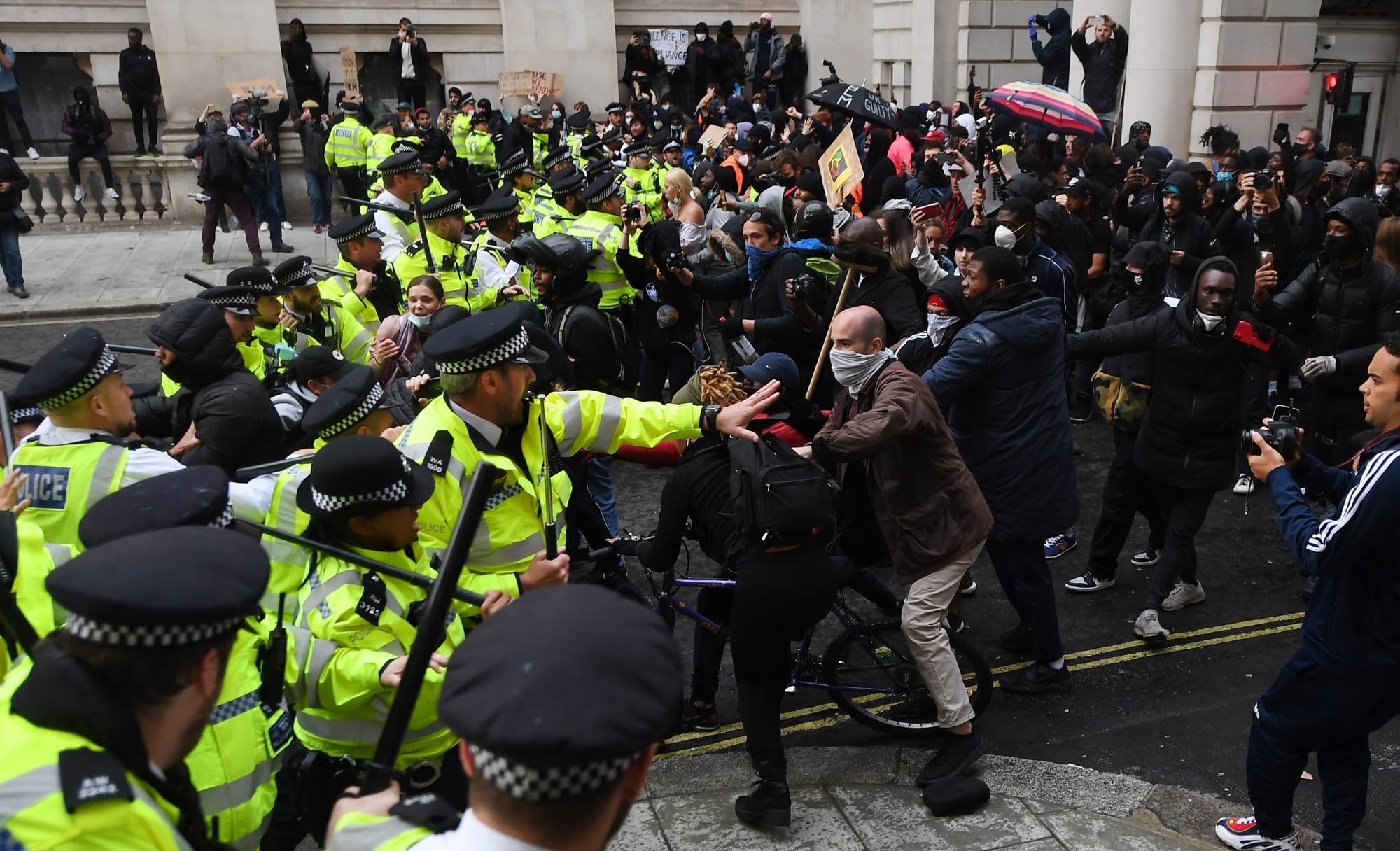 Black Lives Matter protests, London 2020.
