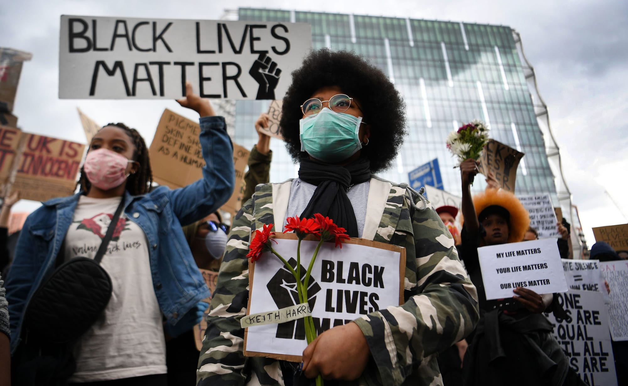 Black Lives Matter protests, London 2020.