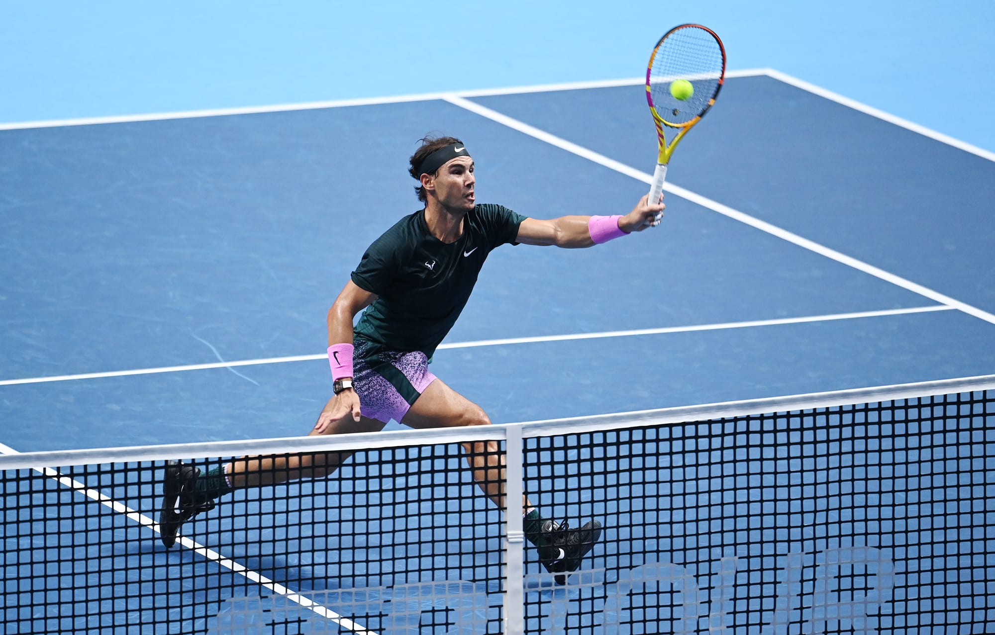 Spain's Rafael Nadal ATP tennis finals, London.