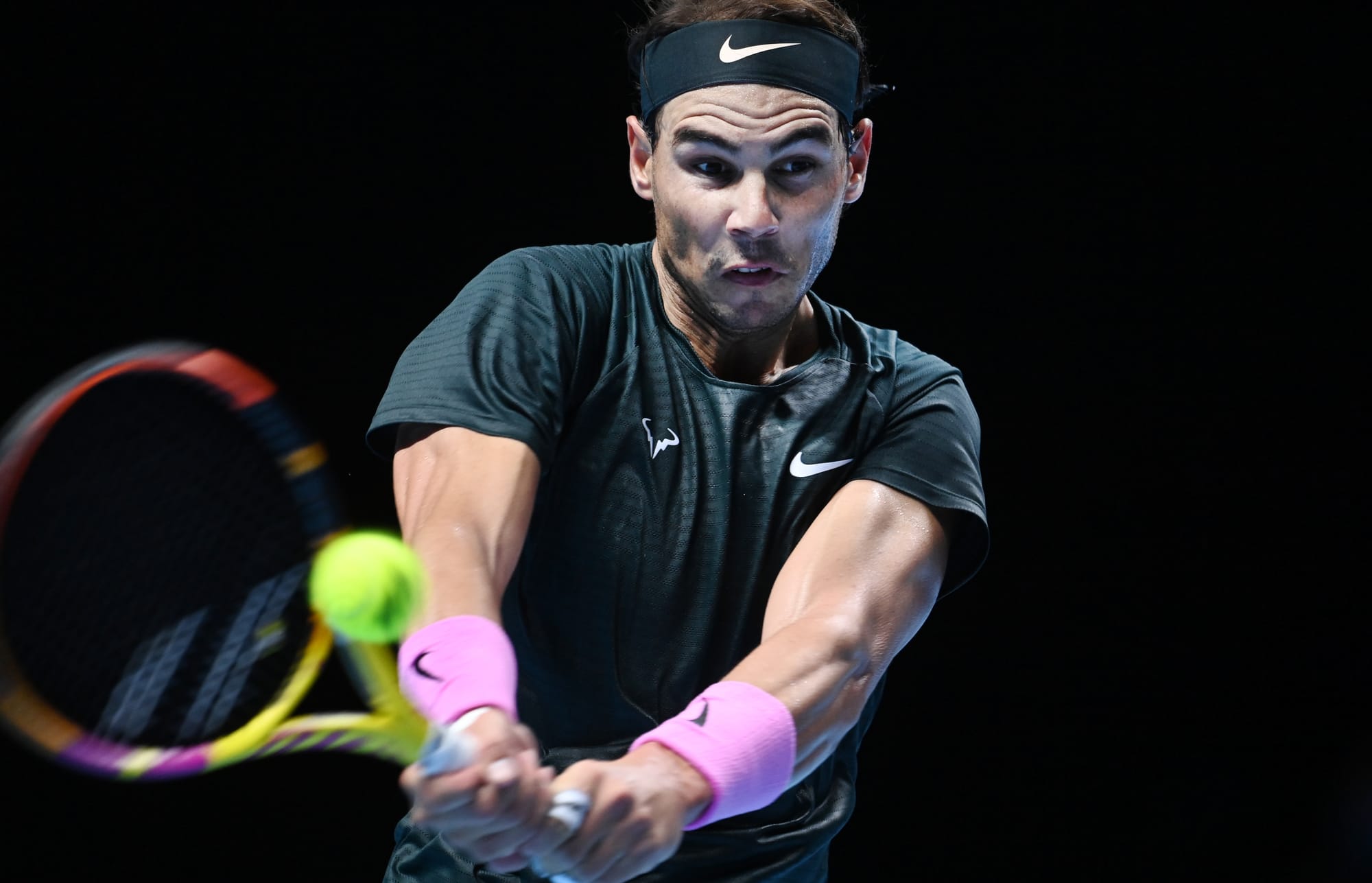 Spain's Rafael Nadal ATP tennis finals, London.