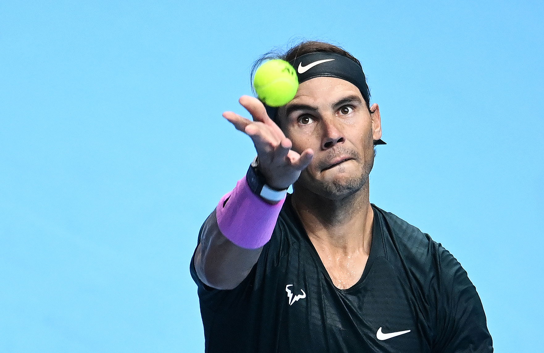 Spain's Rafael Nadal ATP tennis finals, London.