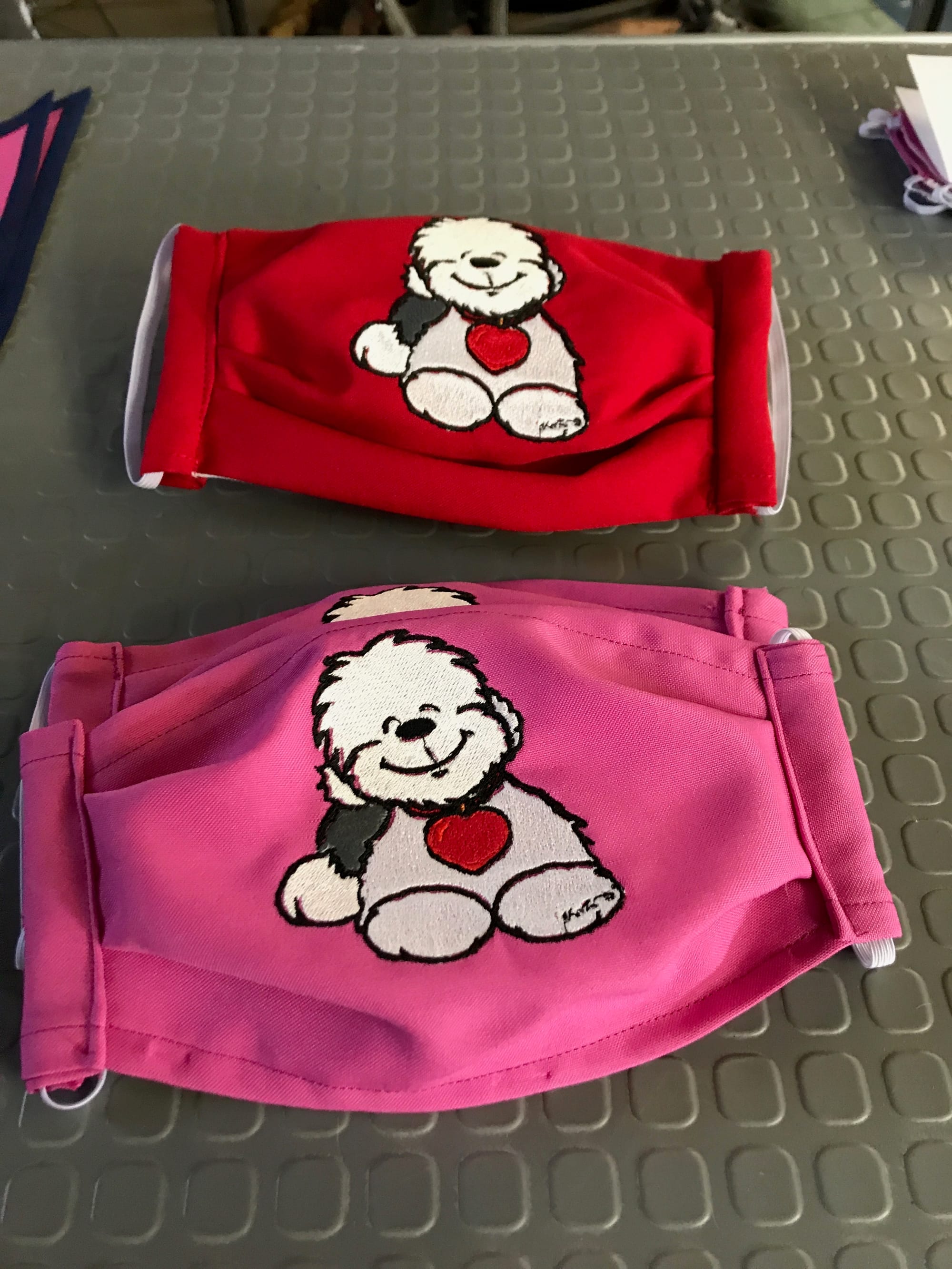 Red and Pink Mask