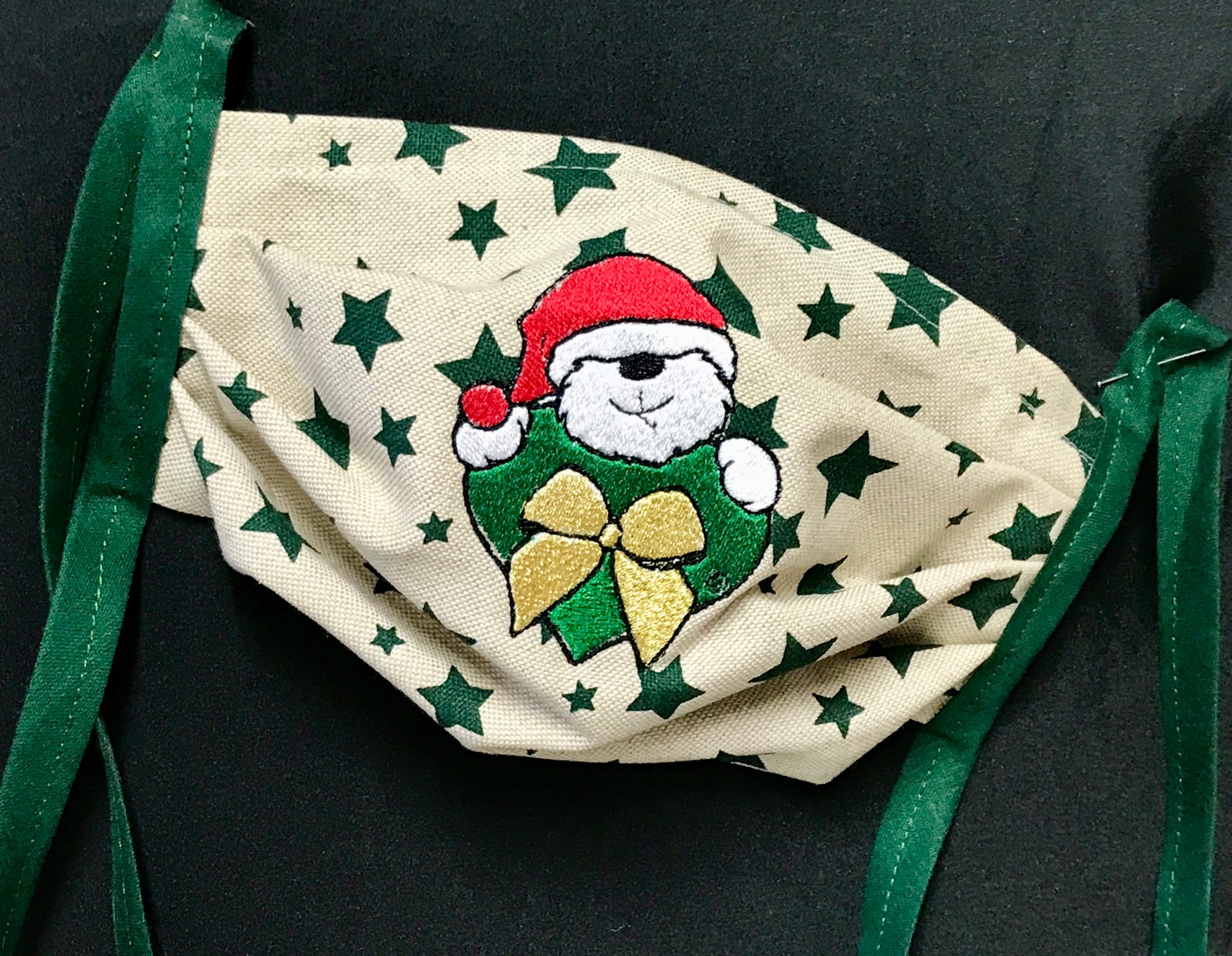 Mask green Christmas