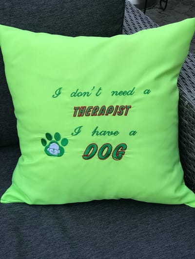 Green pillow