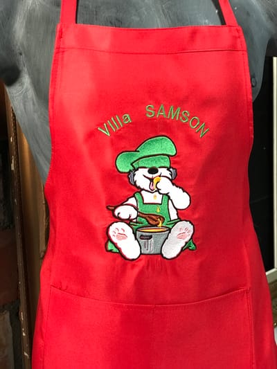 Villa Samson apron