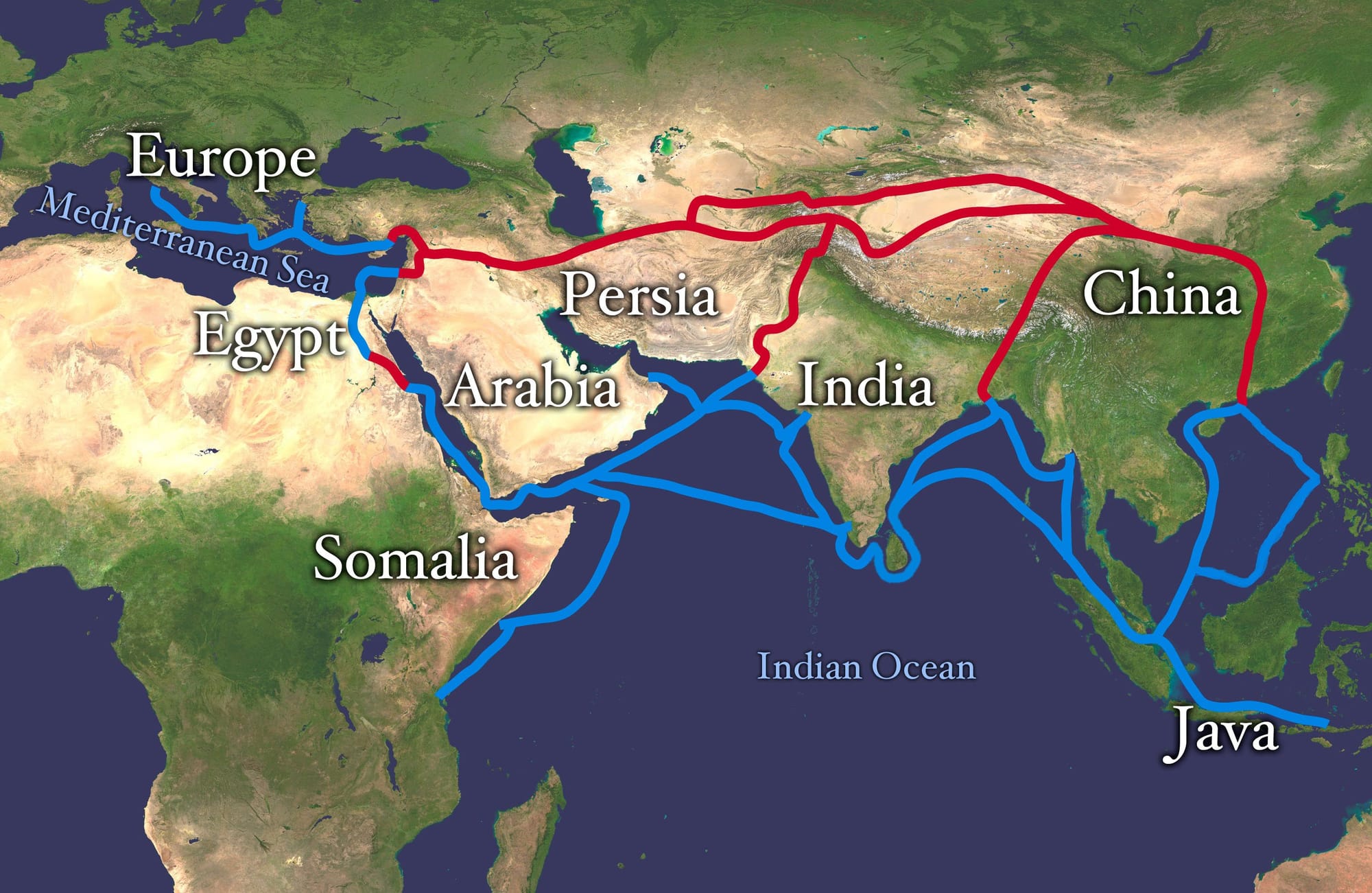 Sea route & distance