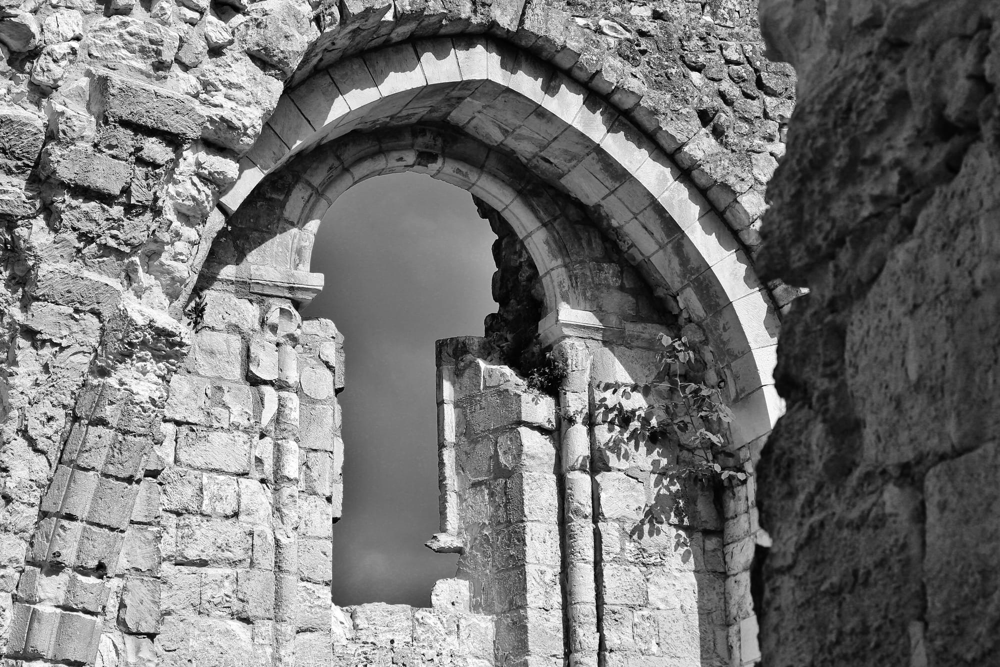 Jumièges, France, ruine de l'abbaye