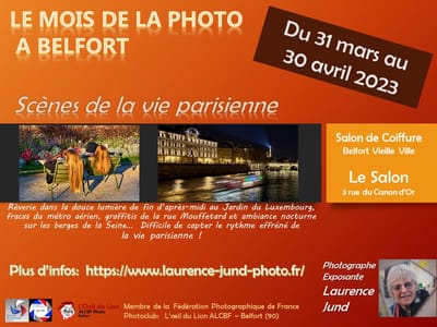 Mois de la photo 2023 Belfort, scènes parisiennes