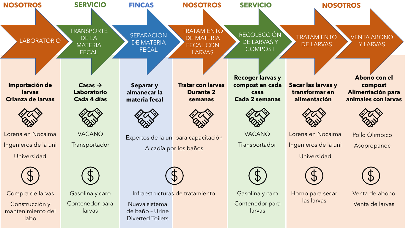 Etapas en nuestro modelo de negocio