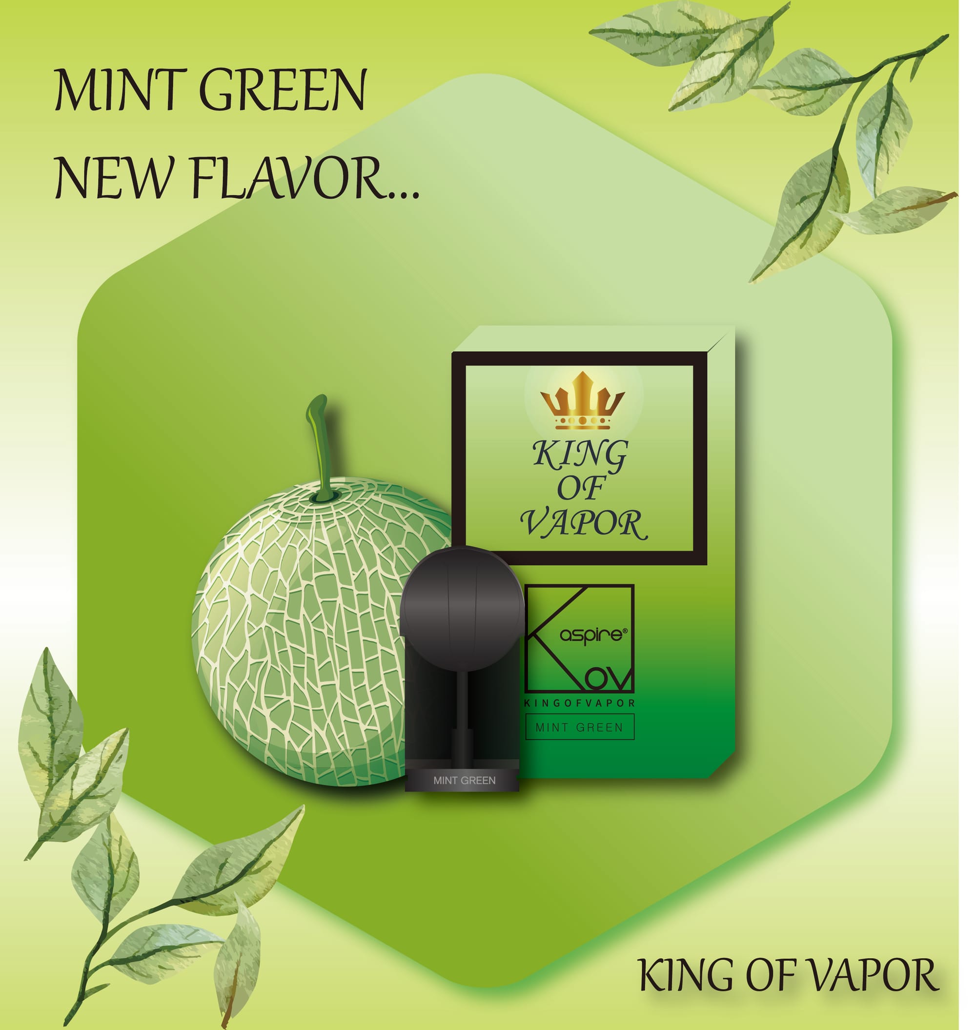 "KOV" 의 두번째 새로운 맛 "MINT GREEN"