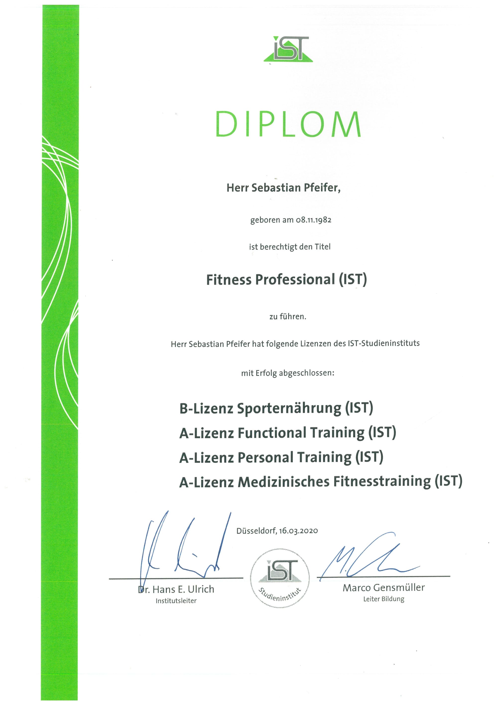 Fitness Professional (IST)