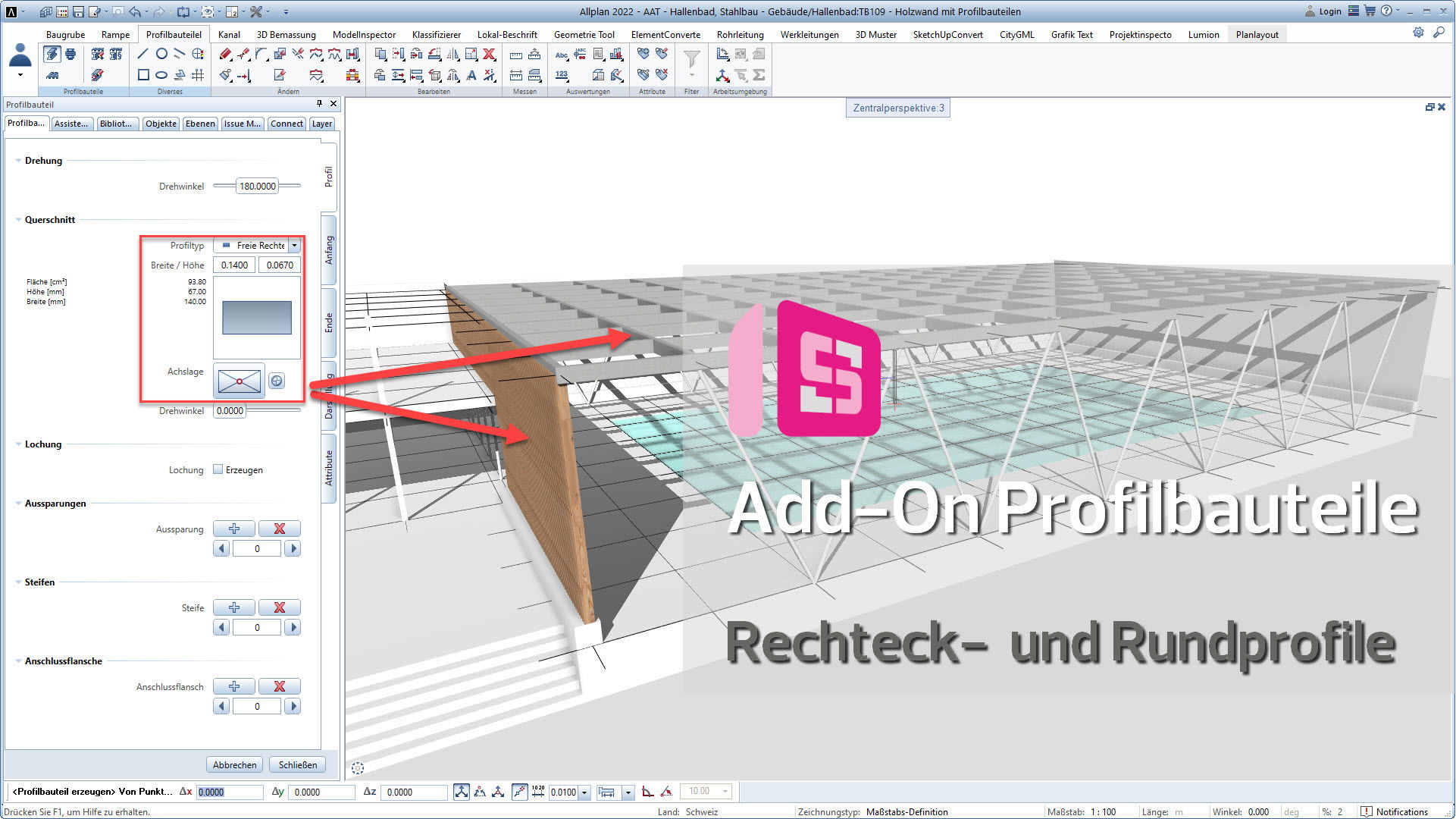 Freie Rechteck und Rundprofile (1.0.0.13.)