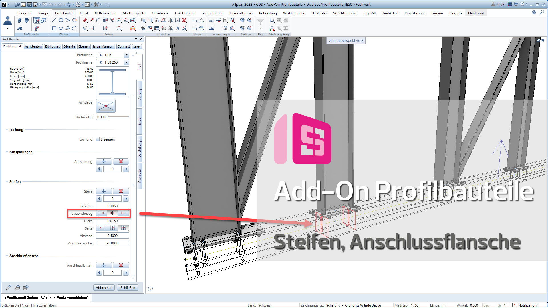 Steifen und Anschlussflansche (1.0.0.12.)