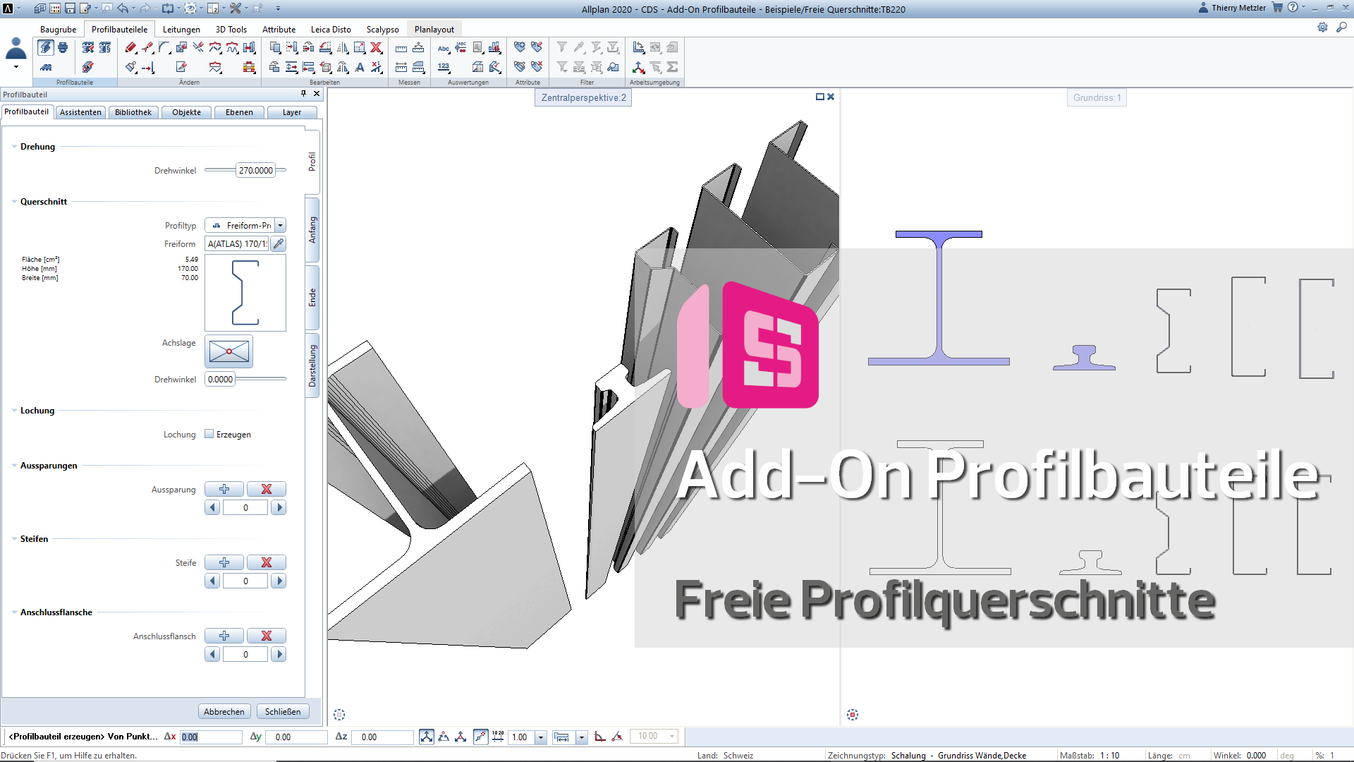 Freie Profilequerschnitte