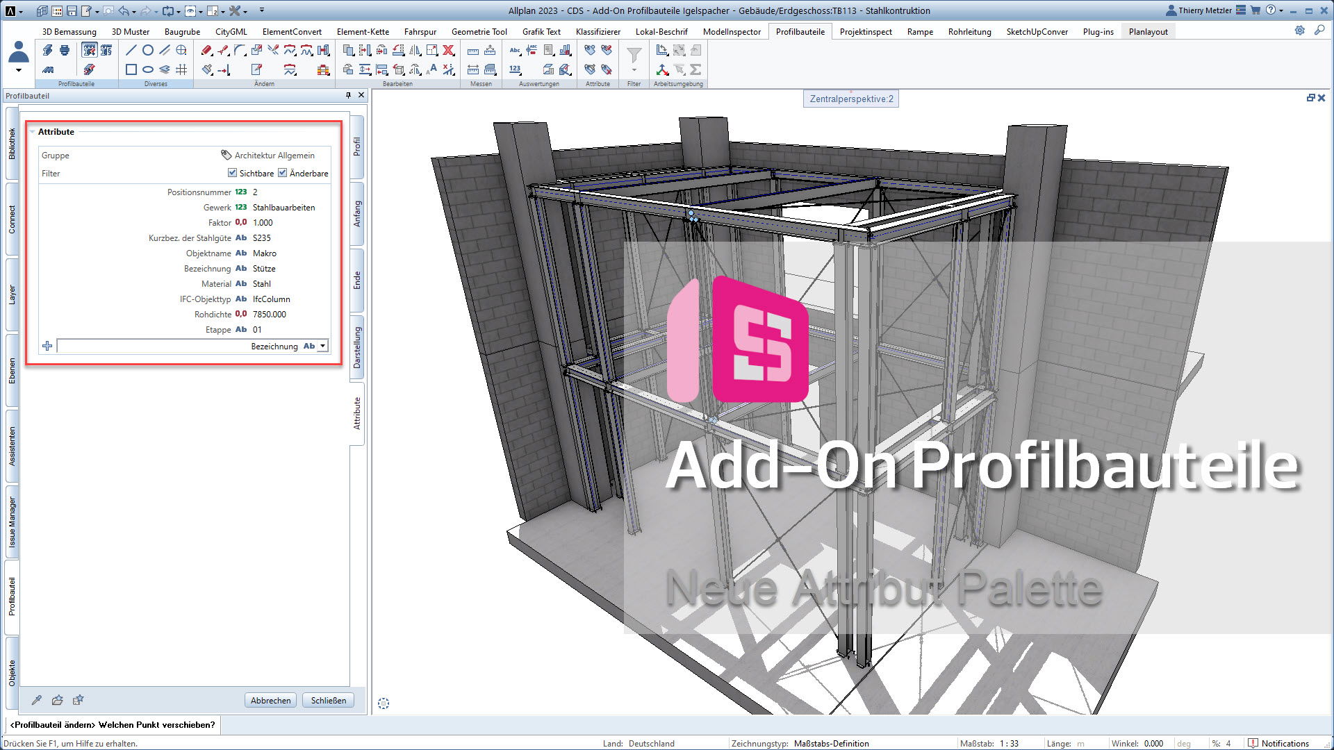 Neue Attributpalette (1.0.0.21.)