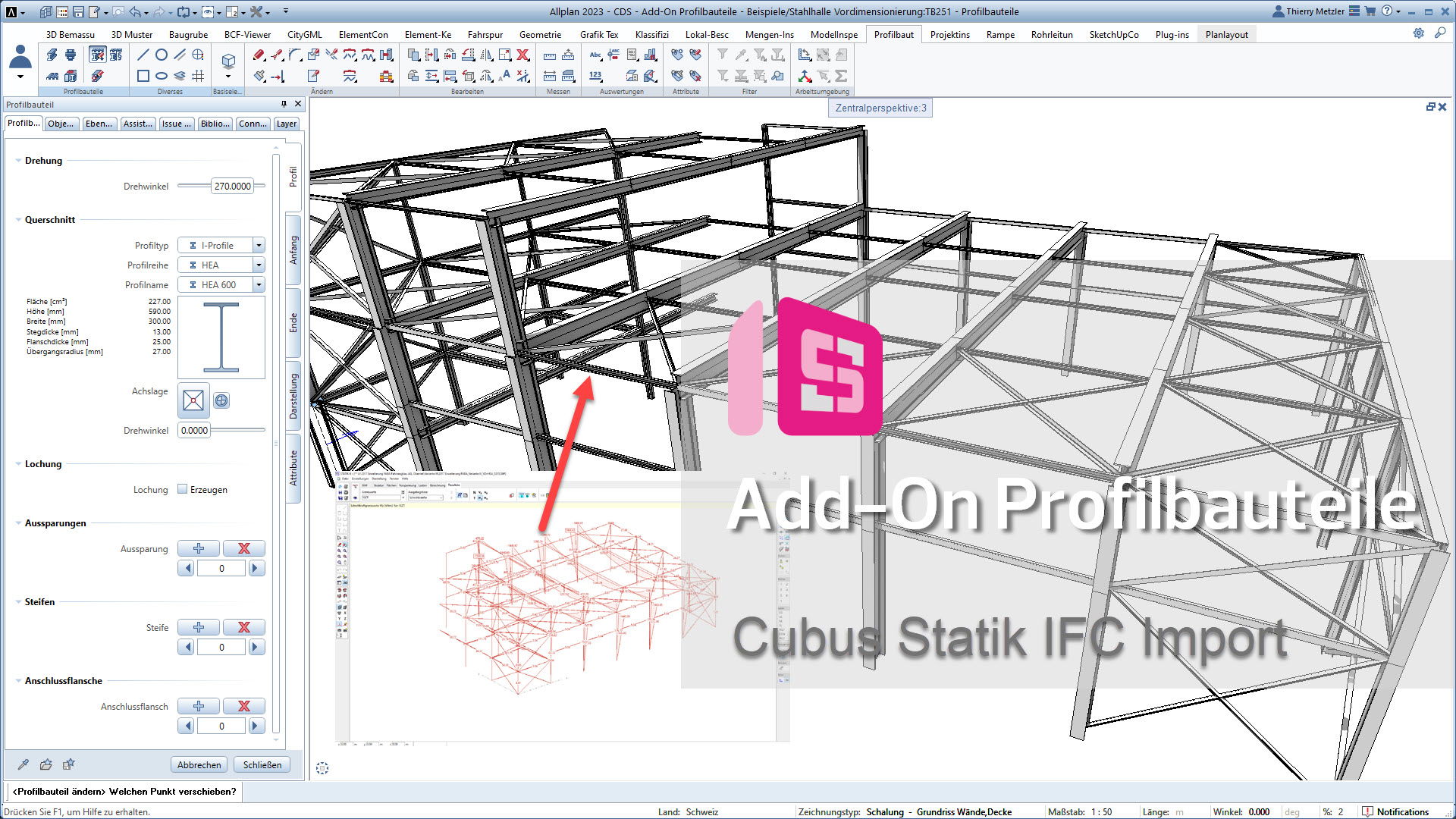 Cubus Statik IFC Import