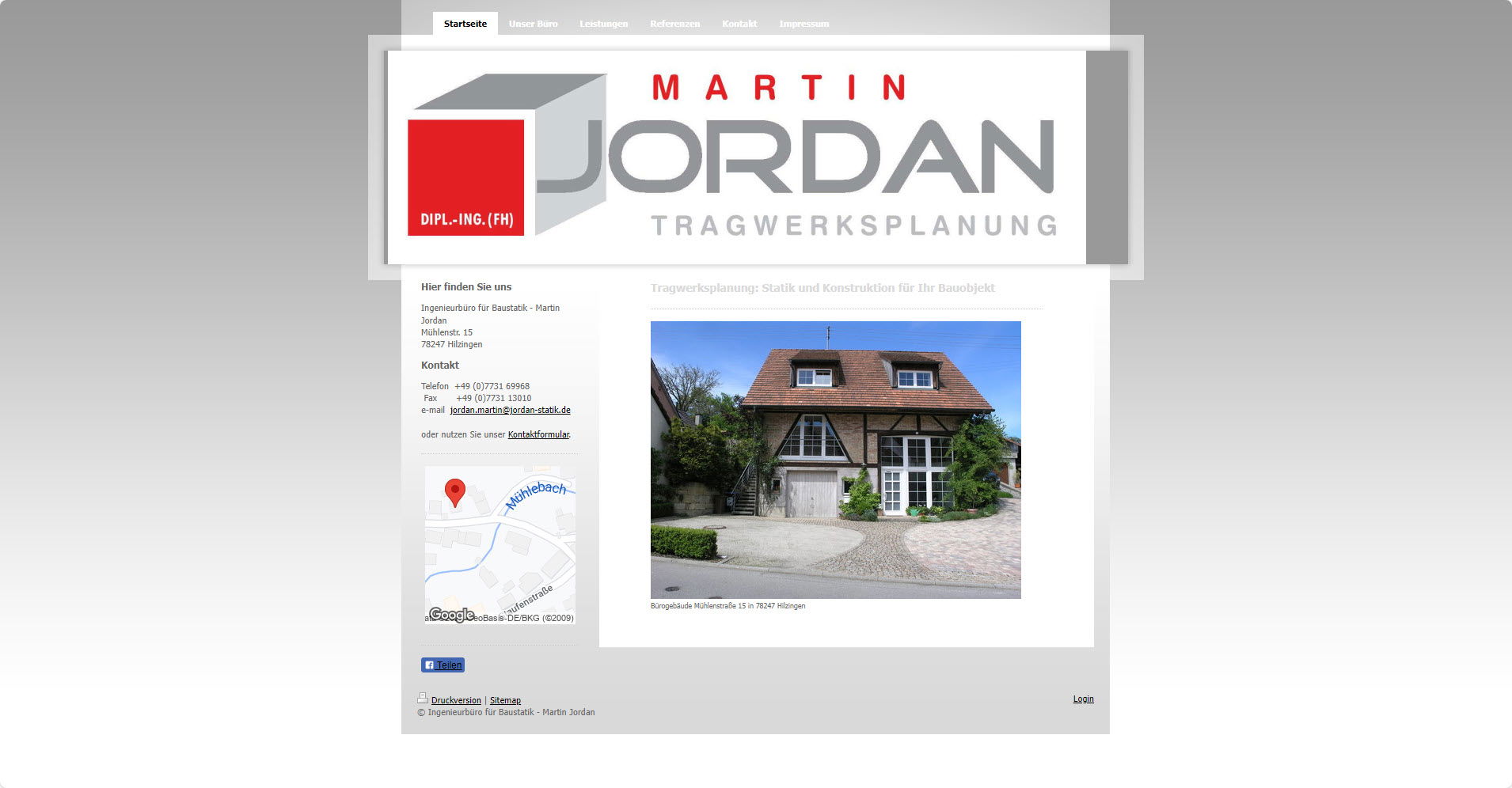 Ingenieurbüro für Baustatik - Martin Jordan