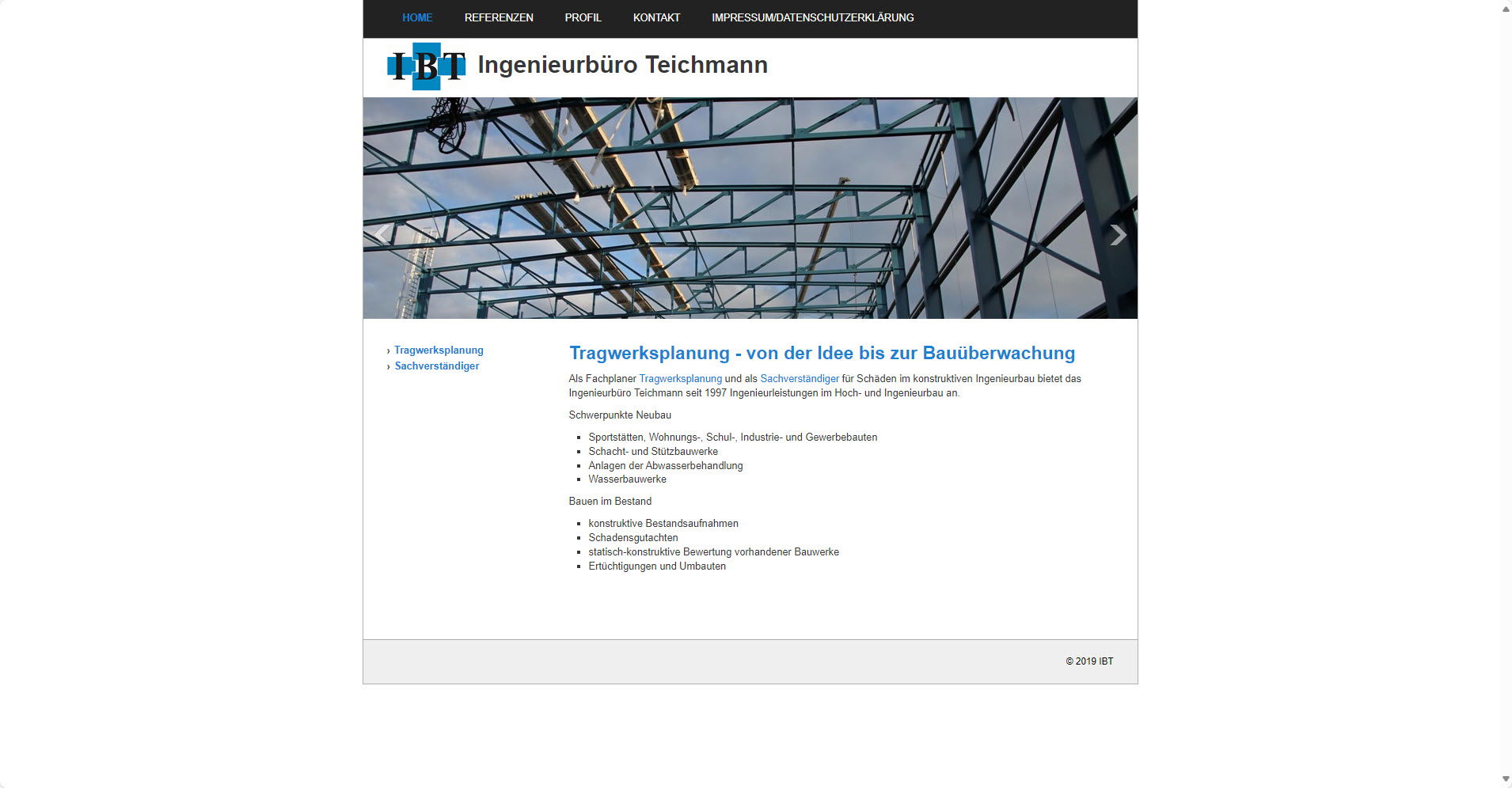 Ingenieurbüro für Baustatik Teichmann