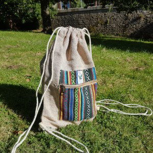 One Earth Draw String Hempstyle Bag