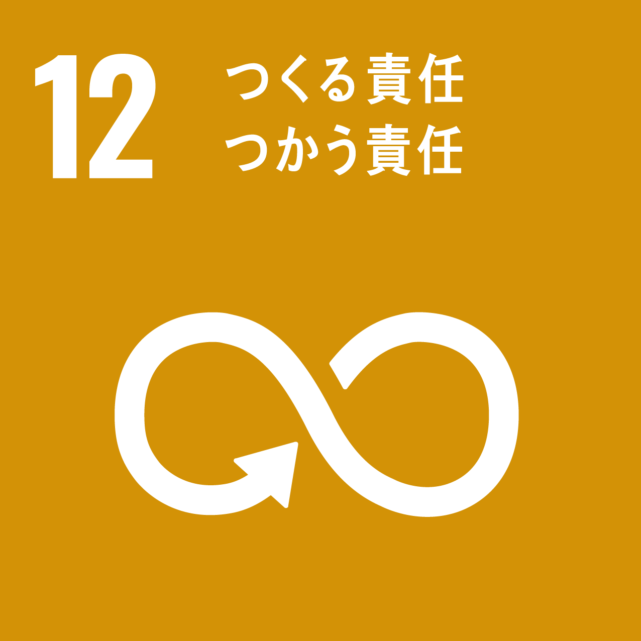 SDGsの目標：12　つくる責任 つかう責任