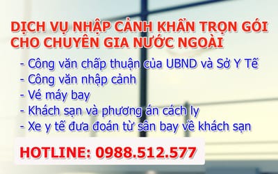 Dich vu tron goi cong van nhap canh Viet Nam cho chuyen gia