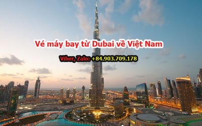 Ve may bay tu Dubai ve Viet Nam cua Vietjet Air