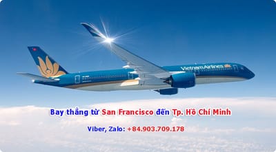 ve may bay thang tu my ve Viet Nam hanh Vietnam Airlines