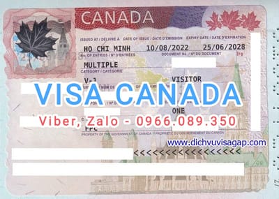 Dich vu lam visa Canada dien du lich tai TPHCM
