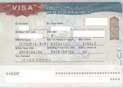 Xin visa di Han Quoc vang mat nhu the nao?
