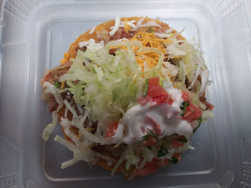 Beef Tostada