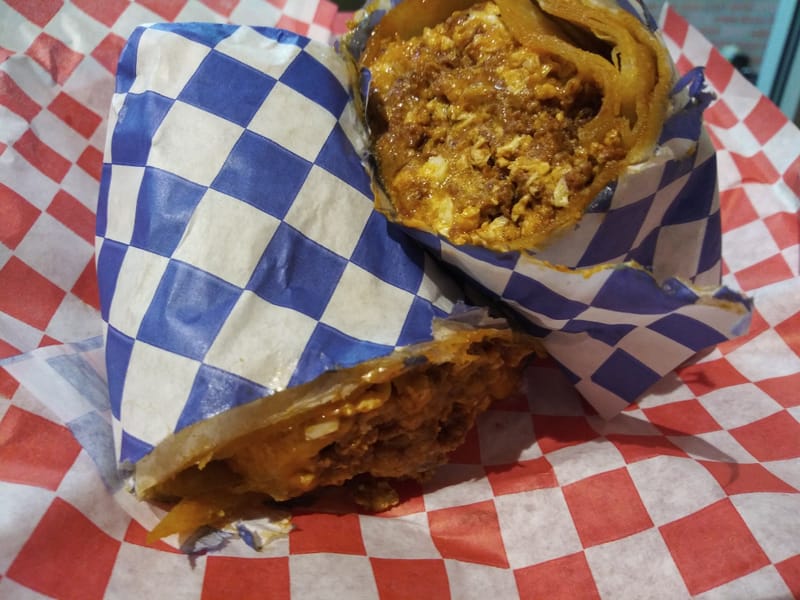 Breakfast Chorizo Burrito