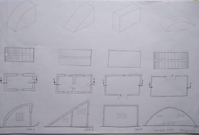 4 volúmenes (Planta y Corte)