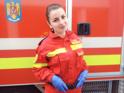 Dulgheriu Mădălina :"Este minunat să faci parte din familia SMURD, pentru că asta suntem toți, o FAMILIE!"-