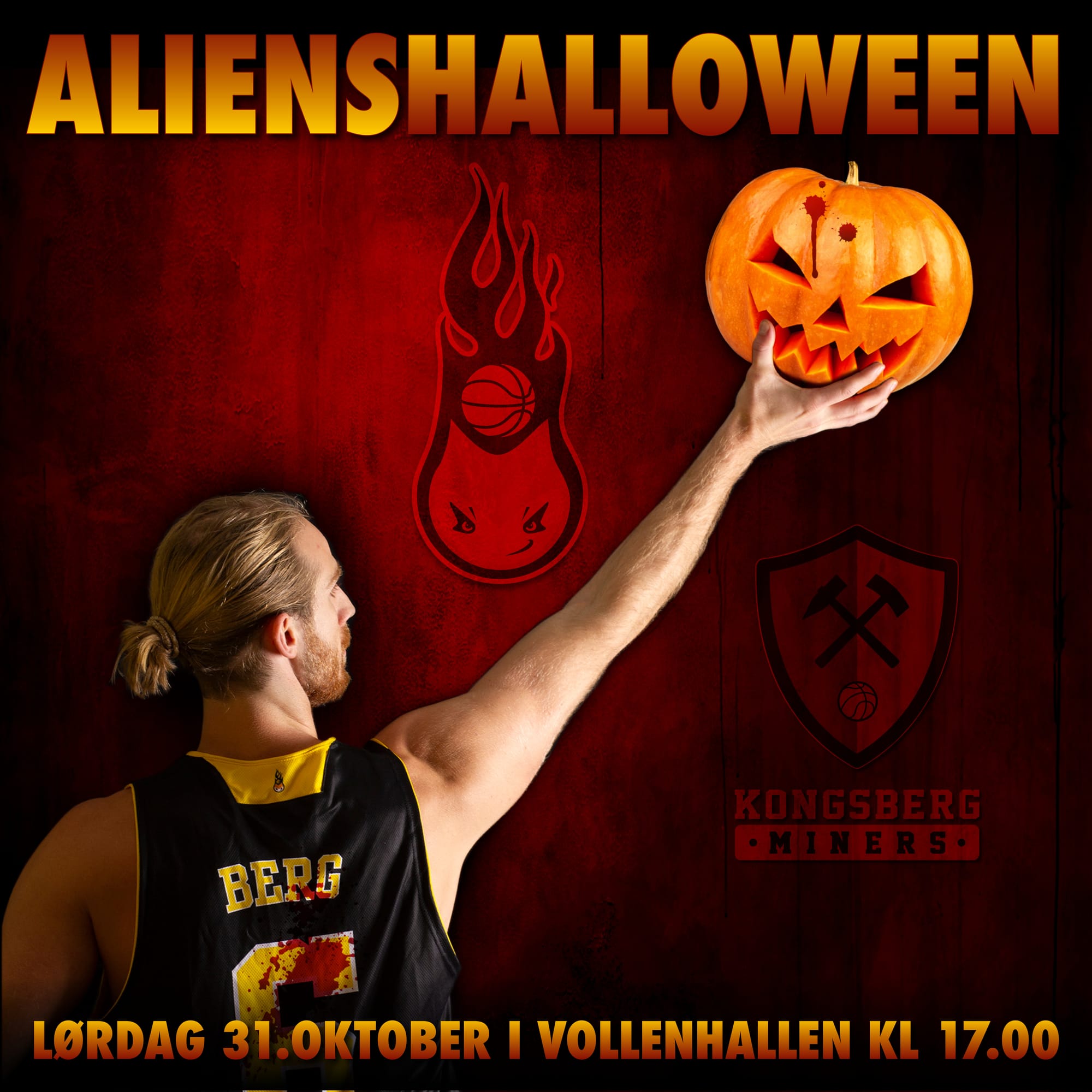 GAMEday! Aliens Halloween BLNO Men & Women