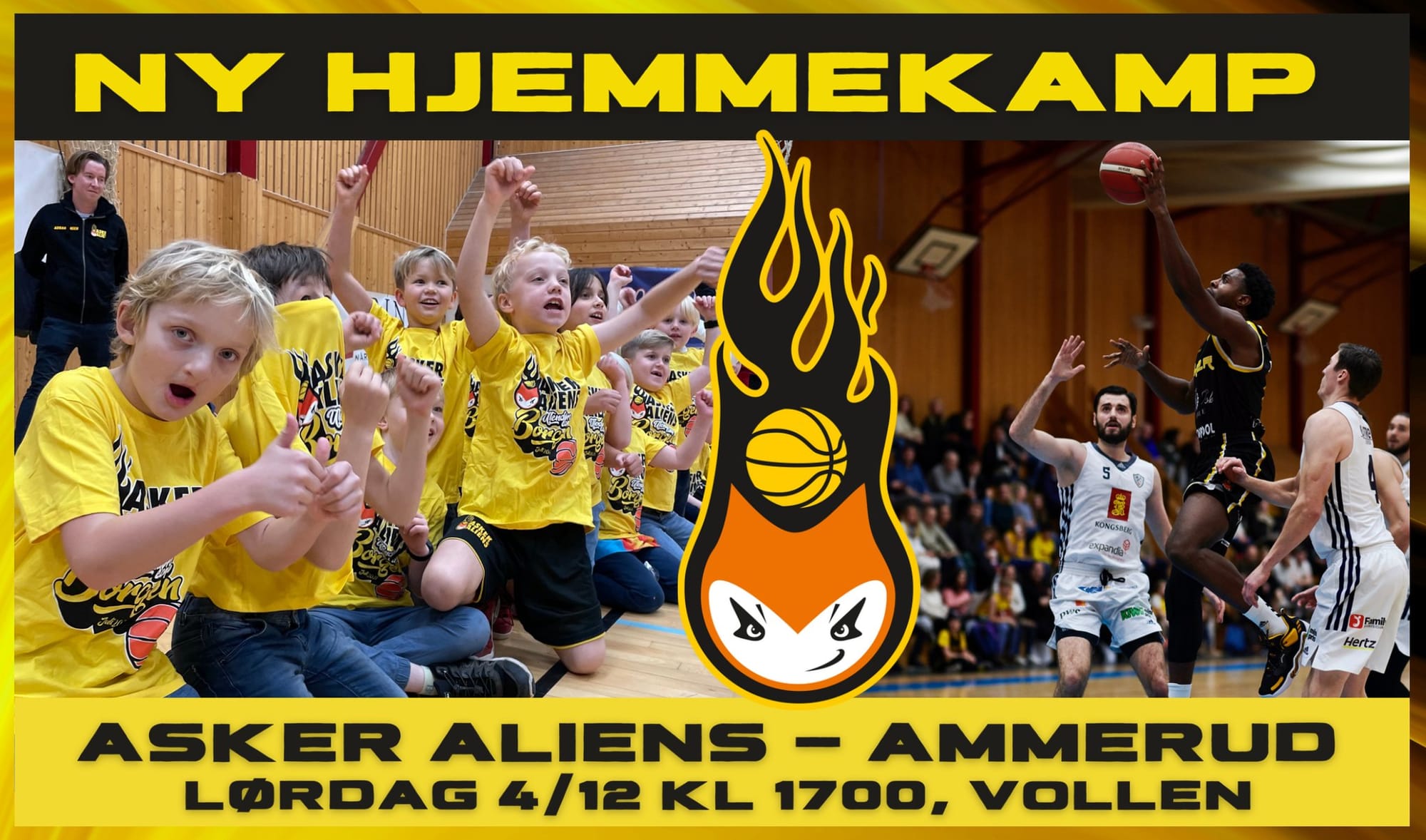 Ny hjemmekamp for Firi-ligaen Menn (Asker Aliens-Ammerud) 4.12 kl 17:00