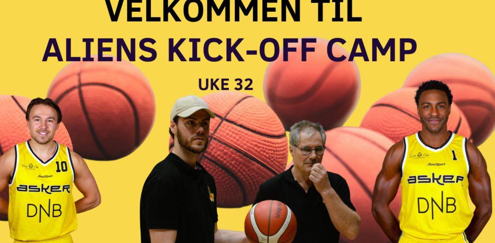 Asker Aliens Kick-Off basketcamp uke 32 for 3. - 10. klasse