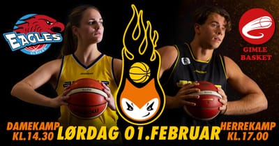 Dobbelkamp i BLNO lørdag 1. februar!