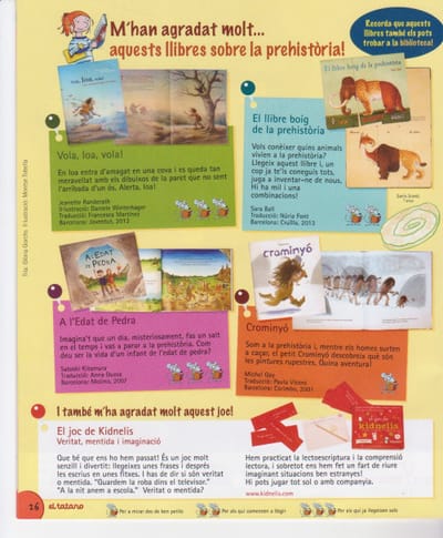 El Tatano , El Cavall Fort de los pequeños, recomienda el Juego de Kidnelis.